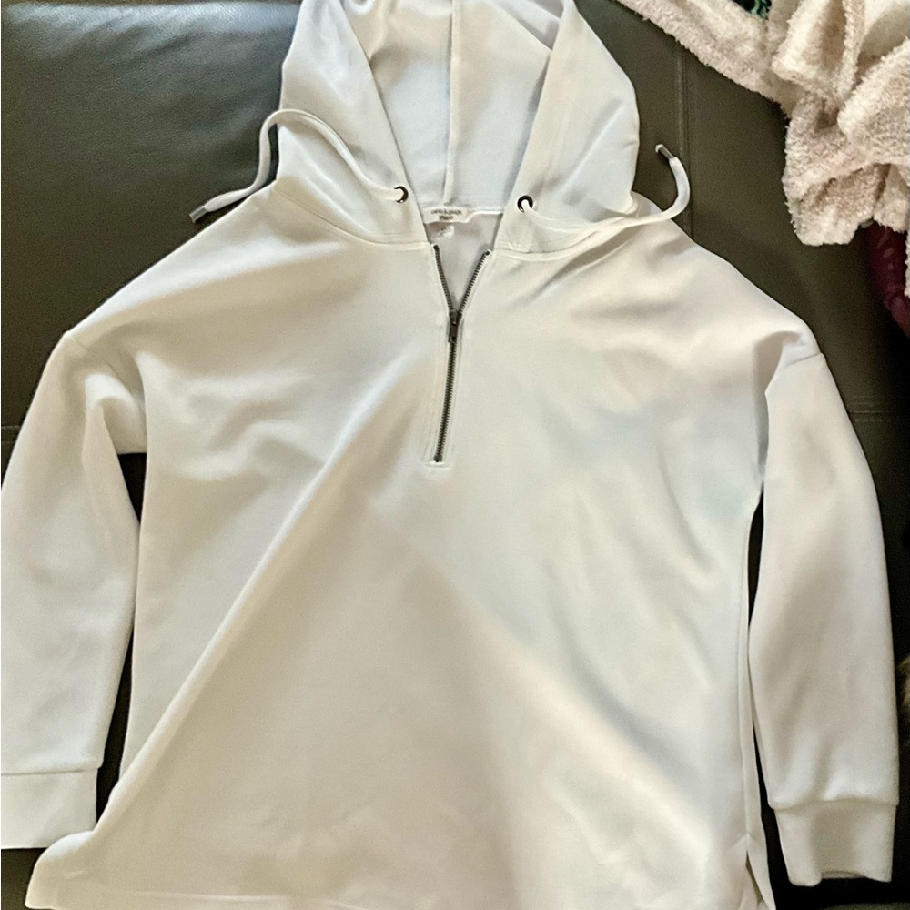 Cable & Gauge White Hoodie